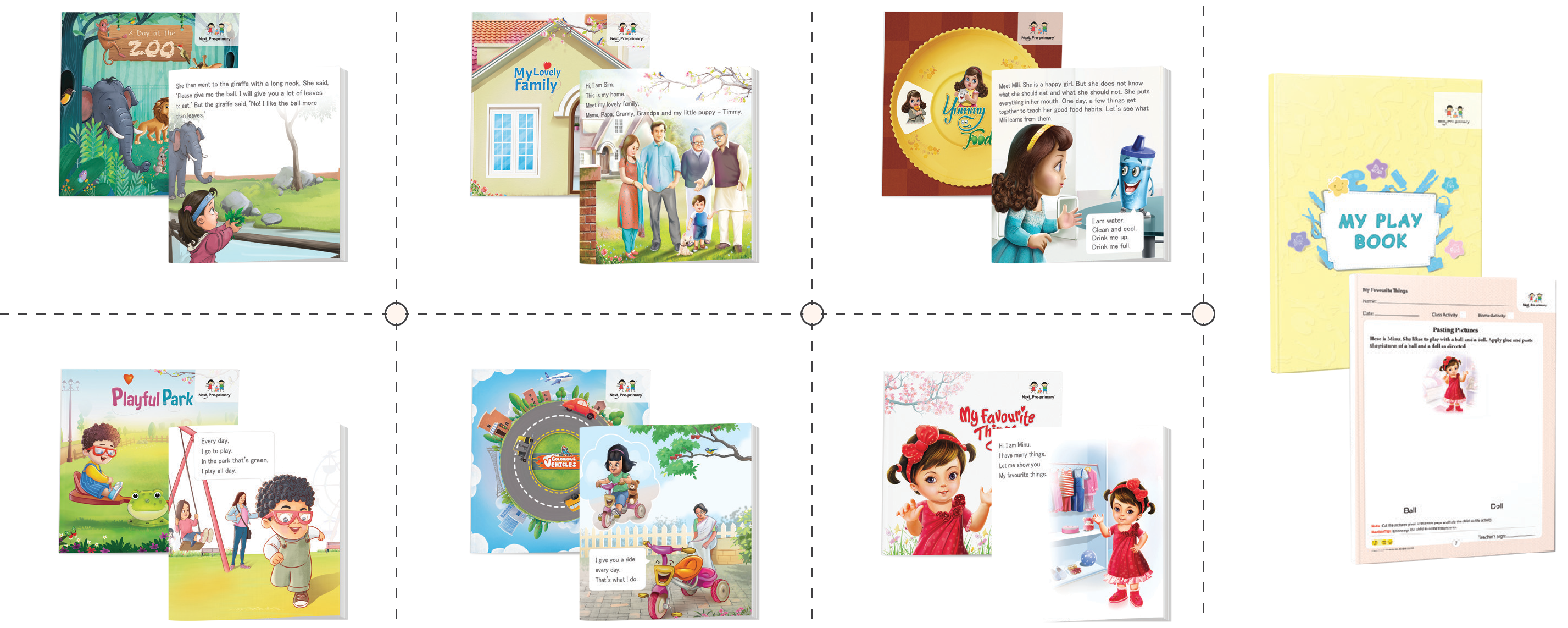 Toddlers set of 4 books